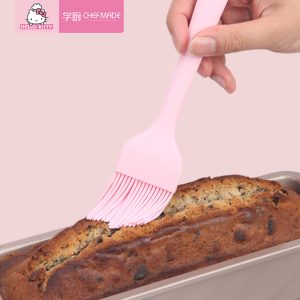 Silicone Basting Brush - CHEFMADE KITTY Heat-Resistant Baking Brush for Oil, Sauce & Glaze Application 26CM