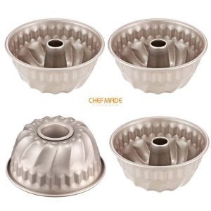 4/6.5 Inch Non-Stick Oven Baking Mold for Chocoflan & Jello - Dual-Layer Dessert Maker with Flan Baking Capabilities