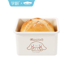 CHEFMADE 5-Inch Hamburger Mold - Non-Stick Multifunctional Pan for Air Fryer Cheesecake & Bread Baking