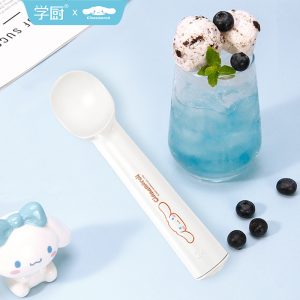 Cinnamoroll Ice Cream Scoop - Sanrio 2-in-1 Scooper and Melon Baller with Anti-freeze Handle
