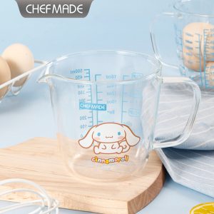 Cinnamoroll Measuring Cup 500ml | CHEFMADE Heat-Resistant Glass Cup