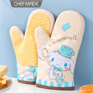 Cinnamoroll Oven Mitts Heat-Resistant | CHEFMADE Kitchen Baking Gloves 28CM