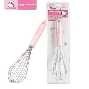 Kitty 304 Stainless Steel Hand Whisk - Multi-Purpose Whipping Tool for Cream & Egg Whites