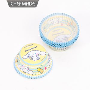Muffin Liners for Snow Charm Cakes Baking Papers-CHEFMADE 100-Pack Cinnamoroll Baking Cups Heat