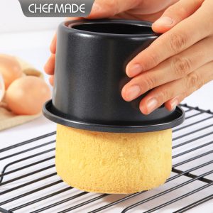 4-Inch Cake Pan Removable Bottom | CHEFMADE Mini Cheesecake Mold