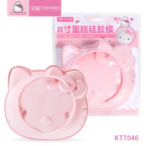 CHEFMADE HELLO KITTY Silicone Cake Mold KT7044/KT7045 - Food Grade Baking Pan