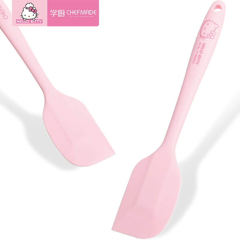 Kitty Silicone Spatula - Heat-Resistant Baking Scraper & Mixing Tool for Cake Buttercream 27.8cm - Image 4
