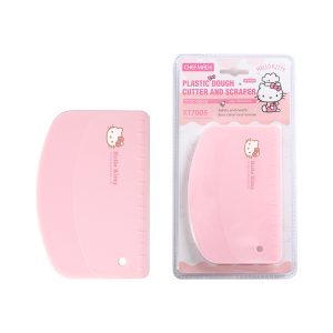 CHEFMADE KITTY Food-Grade PP Plastic Scraper - Multi-Purpose Tool for Toast Cake Cream Dough and Cutting Board Operations
